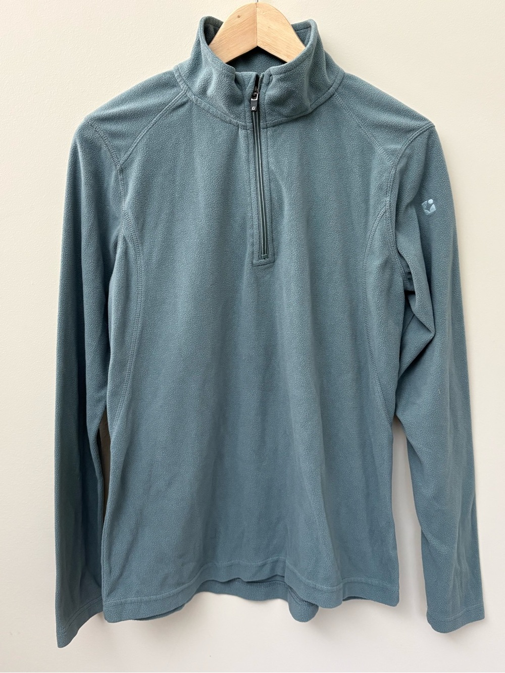 Killtec Germany Pullover Fleece Sweatshirt Size 12 Greenish Blue
